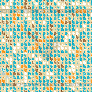 Vintage grunge old seamless pattern with drops. - vector image