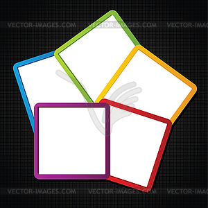 Concept of colorful banners for different business - vector clip art