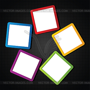 Concept of colorful banners for different business - vector clipart