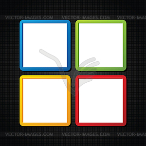 Concept of colorful banners for different business - vector image