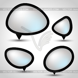 Abstract speech bubble background. Eps 10 - royalty-free vector image