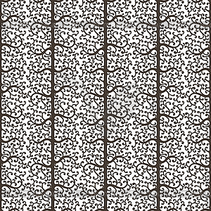 Seamless floral pattern. Abstract texture with - vector clip art