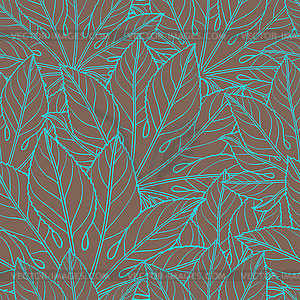 Leaves. (Seamless Pattern) - vector image