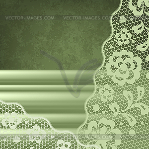 Vintage lace background ornamental flowers, - vector clip art