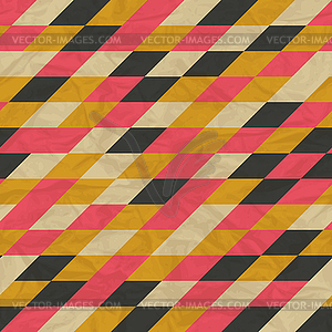 Seamless retro geometric pattern - vector clipart