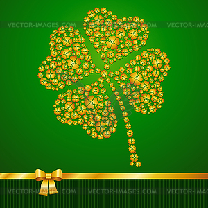 Saint Patrick`s Day background - vector image