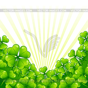 Greeting card for Saint Patrick`s day - vector clip art