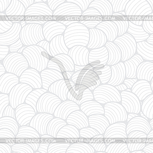 Seamless abstract wave hand-drawn pattern - vector clipart