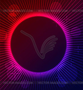 Abstract color glowing background - stock vector clipart