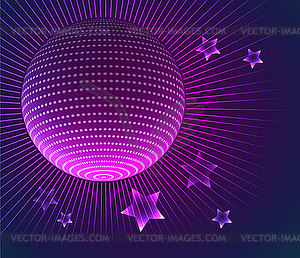 Abstract color glowing background - vector clipart