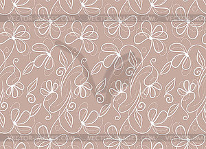 Damask pattern - color vector clipart