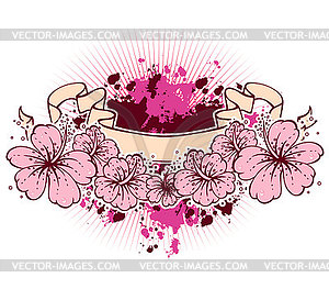Floral background - vector clipart