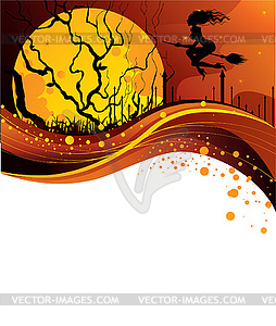 Halloween dark back - vector clip art