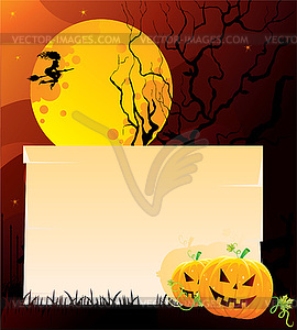 Halloween dark back - vector clipart