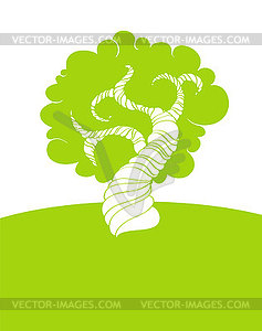 Stylized tree - vector clip art