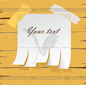 Announcement - color vector clipart