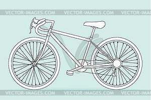 Bicycle - royalty-free vector image