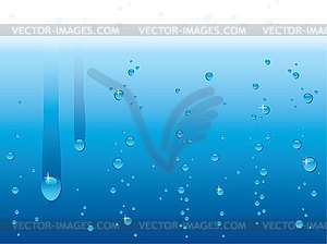 Water drops - vector image