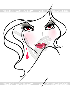 Beautiful woman - vector image