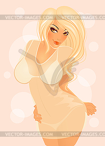 Party girl - vector clipart