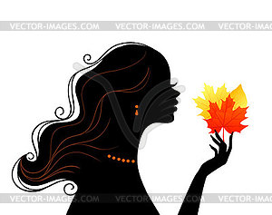 Beautiful woman - vector image