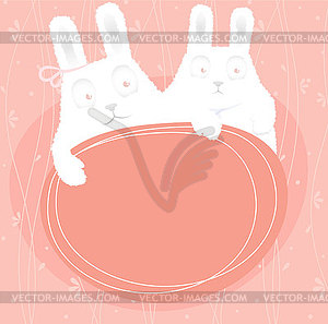 Rabbits - vector clipart