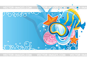 Summer icon - vector EPS clipart