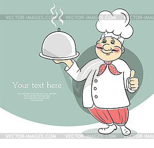 Chef cook men - vector clip art