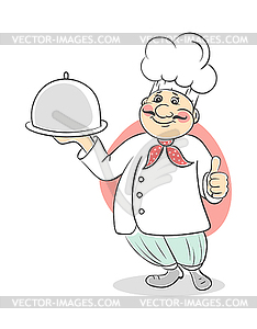 Chef cook men - vector clipart