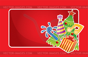 Christmas banner - vector image