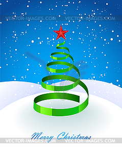 Xmas tree - vector image