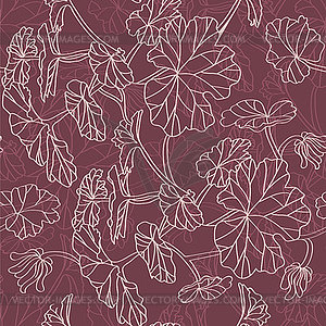 Floral seamless pattern - vector image