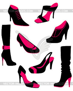 Women shoes - vector image