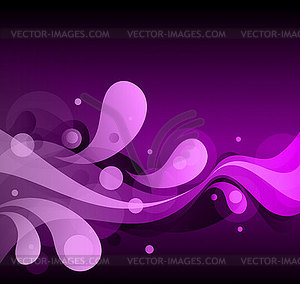 Abstract pink glow back - vector image