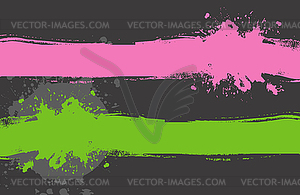 Набор цветных всплеск - иллюстрация в векторном формате