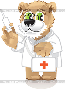 Doctor Dog - vector clipart / vector image