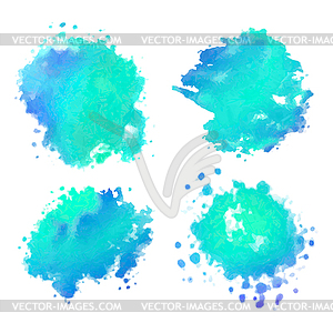 Watercolor Stains Set - vector clip art