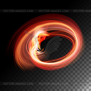 Transparent Flame - vector clip art