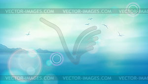 Sea Background - vector clipart