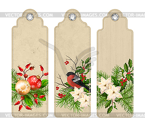 Christmas Bookmark - vector clipart