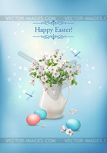 Happy Easter Card - vector clipart