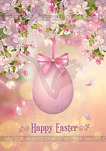 Happy Easter Card - stock vector clipart