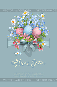 Happy Easter Card - vector clipart