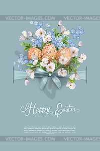 Happy Easter Card - vector clipart