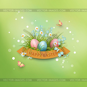 Easter Poster - vector clipart