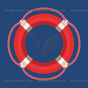 Flat Marine Icon - royalty-free vector image