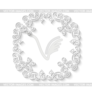 Vintage Paper Frame - vector image