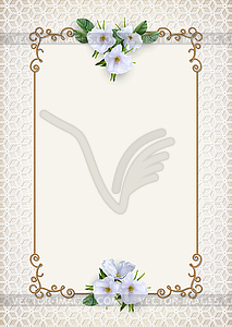 Vintage gold frame - vector clip art