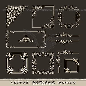 Vintage Frame Border - vector image