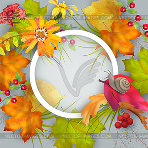 Autumn Card - vector image